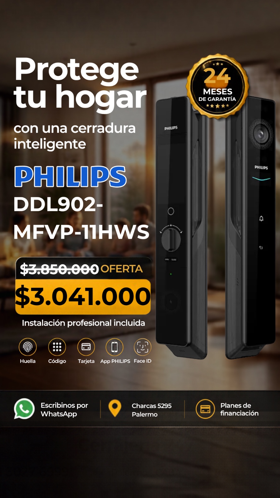 PHILIPS DDL902 FACE ID