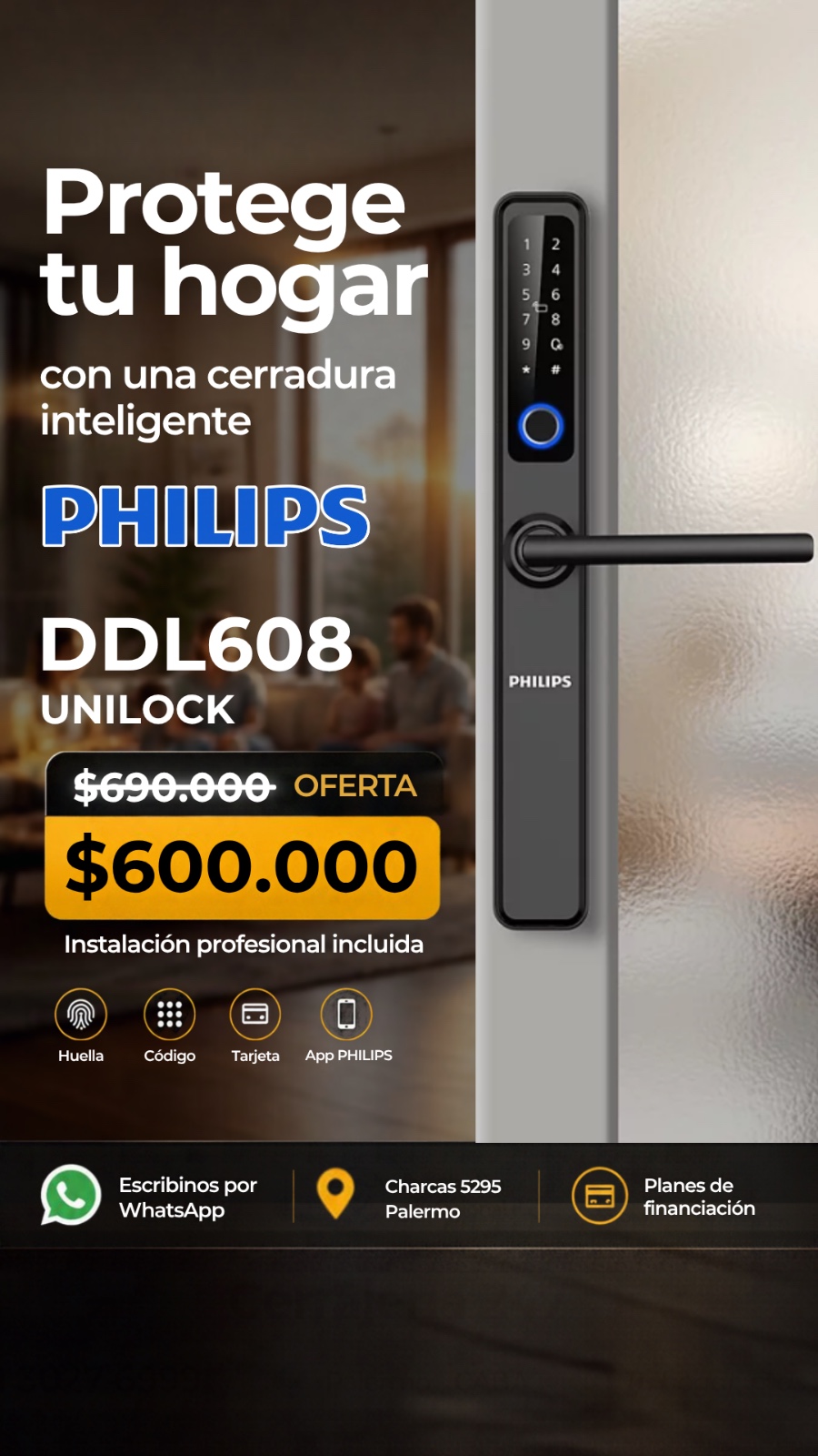 PHILIPS DDL608 UNILOCK